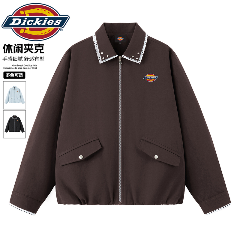 Dickies American-Style Workwear Lapel Jacket Men's 2026 New Spring and Autumn Loose Casual Versatile Jacket Men's Clothing