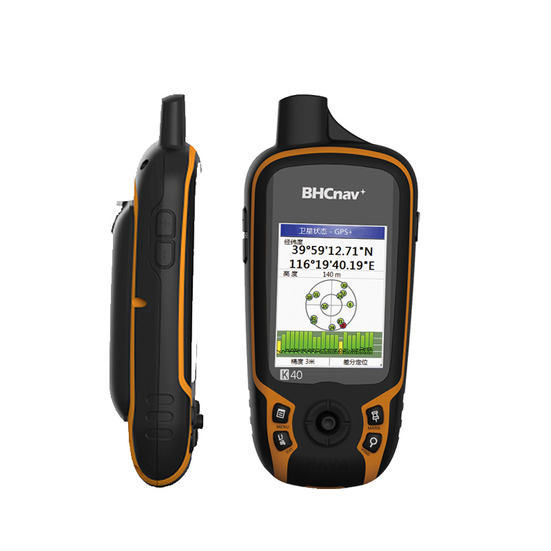 Color path K40 handheld gps locator Outdoor Satellite Navigation Via Latitude Altitude Coordinate Measuring Area of Acre Gauge