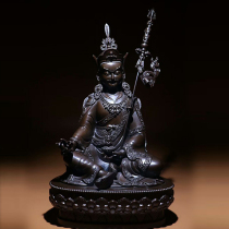 Taiwan pure copper exquisite antique Lotus Master Lotus Master tantric Buddha statue ornaments