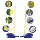 ມາດຕະຖານໂທລະສັບມືຖື badminton post / badminton net frame counterweight badminton post ກ່ອງເປົ່າ badminton post