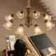 Medieval style living room chandelier French hall main light 2026 new American retro bedroom high-end Zhongshan lamps