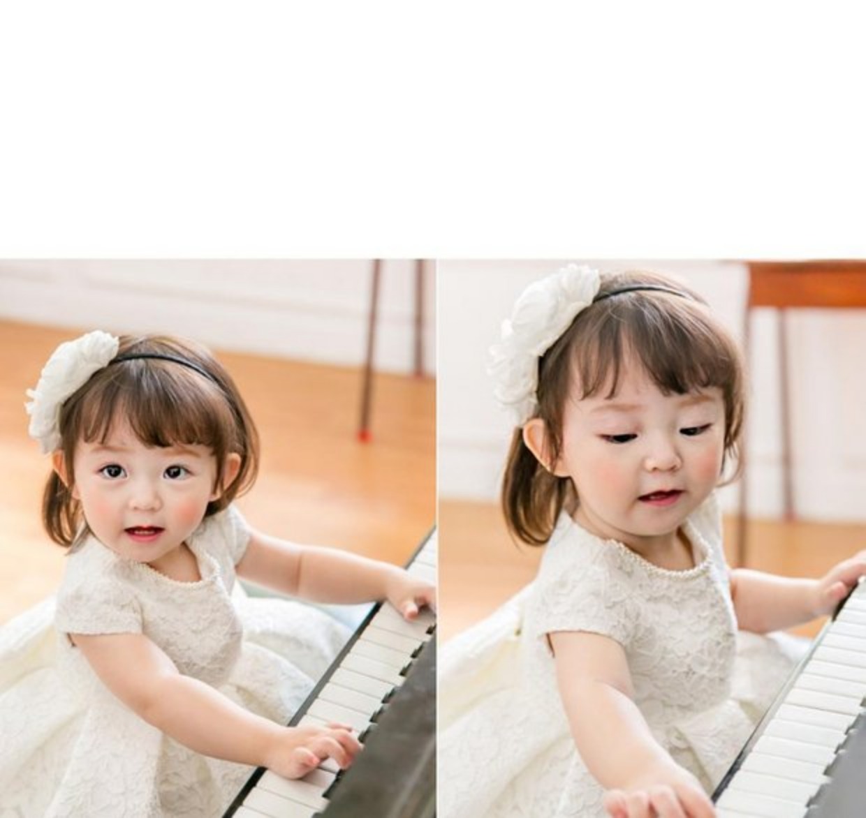 Váy trẻ em mùa thu và mùa đông công chúa váy trắng pettiskirt cô gái hoa sinh nhật cô gái đám cưới trang phục nhiếp ảnh piano quần áo em bé