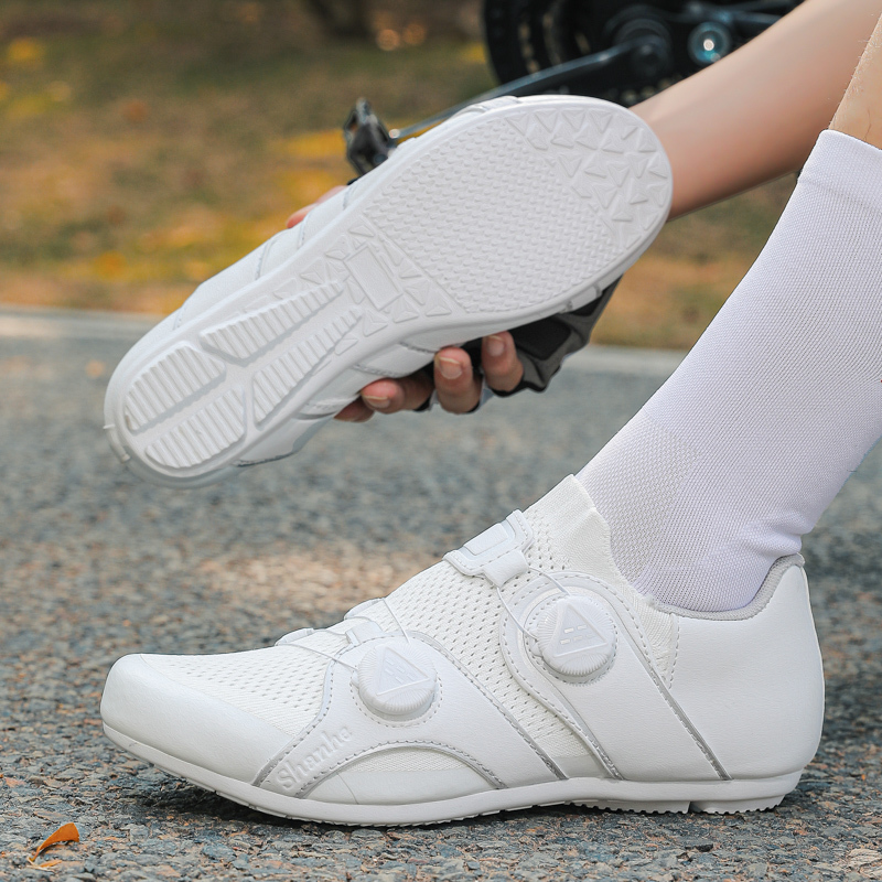 German Lock-Free Professional Cycling Shoes for Men and Women, Road Lock Shoes, Bicycle Mountain Bike, Spinning Bike Cycling Shoes
