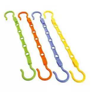 Color multifunctional 5-hole hanger storage hanger clothes hanger adhesive hook