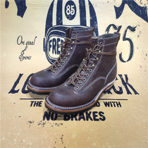 HORWEEN HORWEEN Crazy Horse Cowhide leather material hand-sewn Stich Down Short Face tooling shoes boots Country Boots