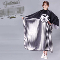 Wing cloth retro striped mesh red oil head mens gentleman yabby tremble sound explosive barber shop fence