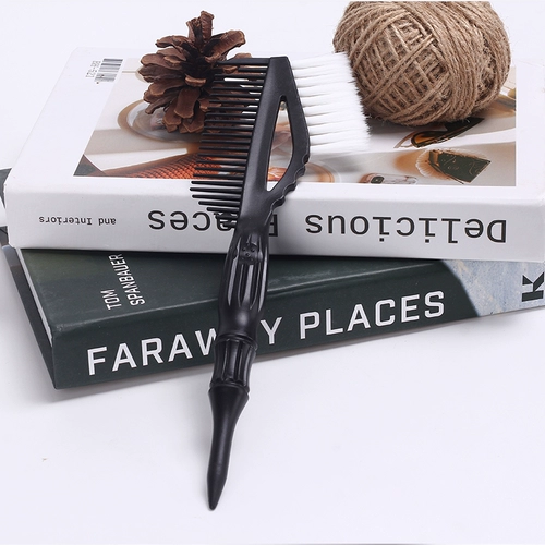 Крем-краска для волос, инструмент «сделай сам», профессиональная масляная расческа для краски для волос, парикмахерская, односторонняя и двусторонняя перманентная завивка, окрашенные черные волосы, щетка для ухода за перевернутой пленкой