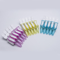 Professional hair clip Crystal two-color transparent duckbill clip fish mouth clip alligator clip alligator clip hairdressing clip special price
