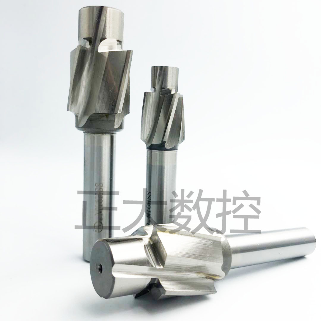 Macro-peak straight head milling cutter sink knife sink head knife flat drill M3 4 5 6 8 10 12 14 16