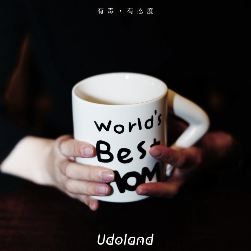 Udoland | To My Mother, a Waist-Hugging Mug That Changes Color with Temperature, a Mother's Mug, a Coffee Mug, a Mother's Day Gift.