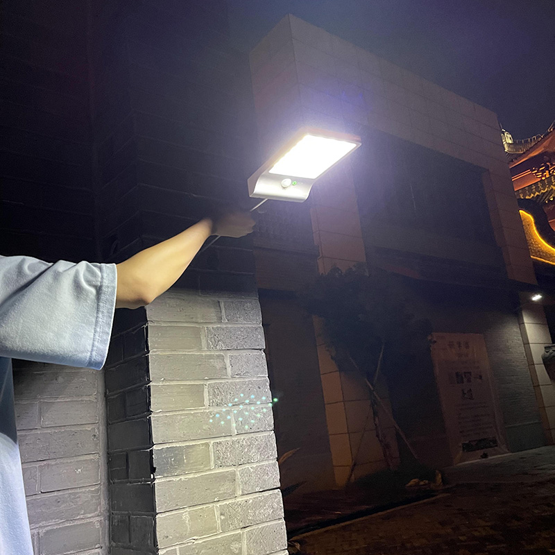 Solar Body Induction LED Wall Lamp Outdoor Waterproof Courtyard Garden Super Bright Home New Rural Yard Street Lamp