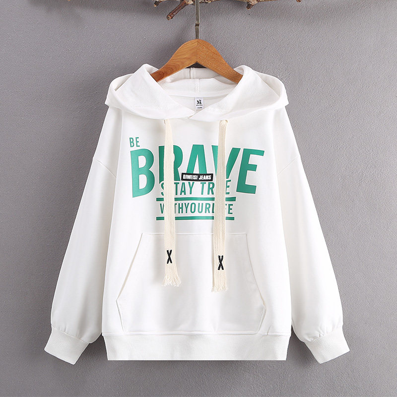Girl's thick T-shirt white spring autumn Lianhood 2022 New wave Spring Primary school Children's children's blouse for children in spring