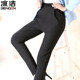 Bingjie ພາກຮຽນ spring ແລະດູໃບໄມ້ລົ່ນ trousers ນອກ leggings harem striped pencil pants elastic tight slimming pants ຂອງແມ່ຍິງເກົ້າຈຸດ