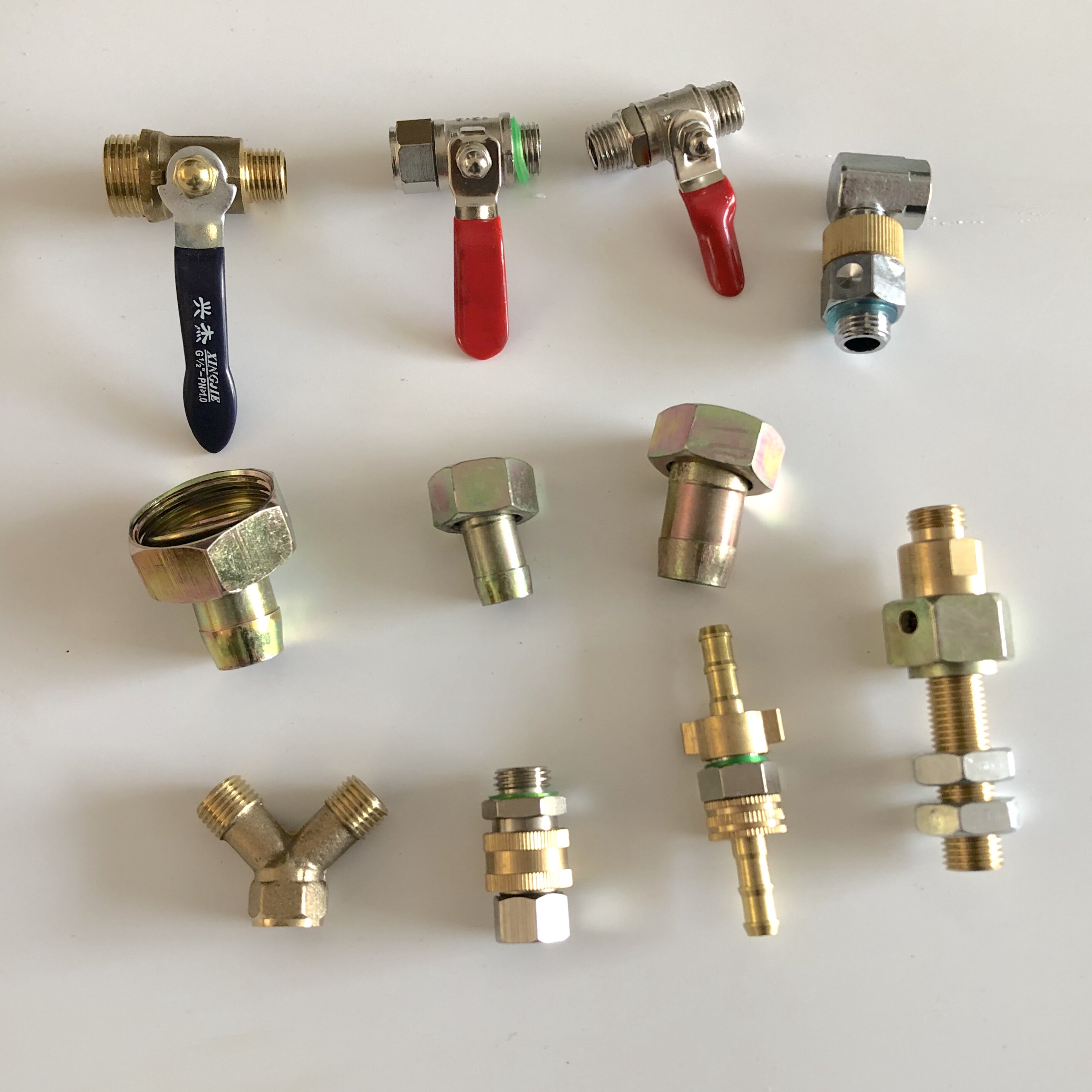 Plunger pump hose joint high pressure spray pipe joint quick connection three-way water outlet switch two-point ball valve switch