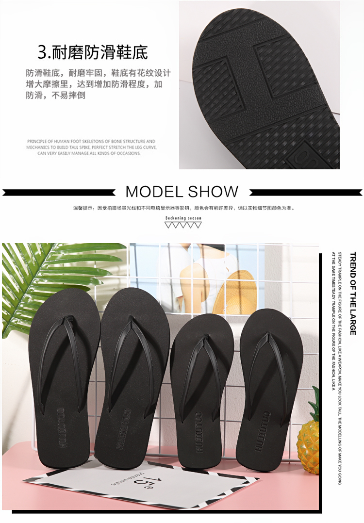 New non-slip vài flip-flops mùa hè Hàn Quốc phiên bản của nam giới và phụ nữ giày clip kéo dép thời trang phẳng giày bãi biển