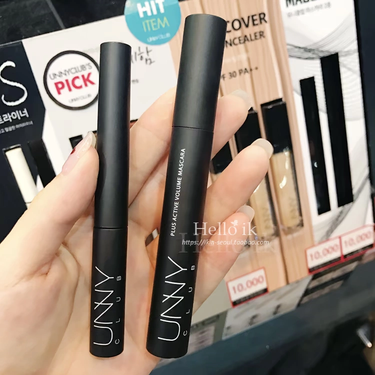 Miễn phí vận chuyển! Hàn Quốc unny mascara dài và thon dài lâu không nở đầu cọ nhỏ dễ bắt đầu - Kem Mascara / Revitalash chuốt mi mascara