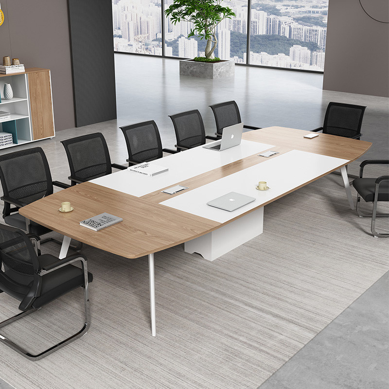 Conference table bench and chair combination simple modern conference room bench table negotiation table large and small office training desk