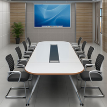 Conference Table Long Table Brief Modern Meeting Room Reception Negotiation Table And Chairs Combined Large Small 6 Persons -10 People Meeting Table