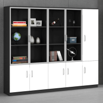 Shanghai office furniture office cabinet floor-to-floor wooden filing cabinet file cabinet simple modern bookcase
