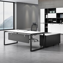 Boss table and chairs Composition minimalist modern desk Atmosphere Grand Bandstand Desk Manager Table Manager Table Single