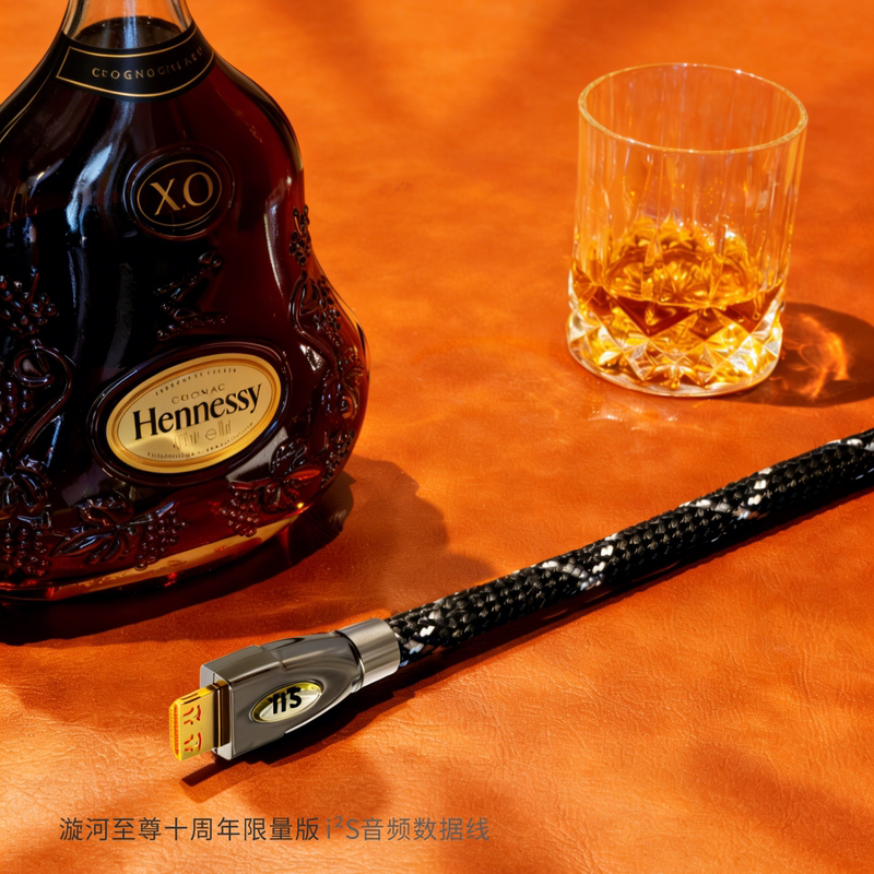 Swirl River Supreme 10Th Anniversary Limited Edition Jusheng Dream Decoding Mei Iis I2S Single Crystal Copper Plated Thick Silver HDMI Cable