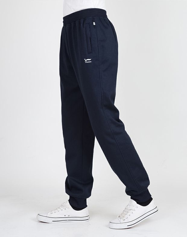 Mùa thu và mùa đông nam béo cộng với nhung dày lỏng mồ hôi nam cotton cộng với phân bón XL kín miệng quần tây nam giản dị quần áo thể thao nam big size akyoo