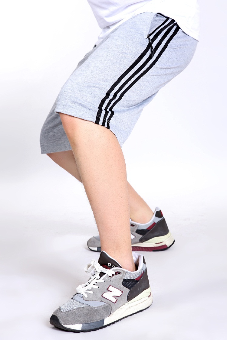 Trung niên và chất béo cộng với XL chất béo quần short nam quần thể thao mỏng lỏng chất béo cotton thêm lớn quần quần tây