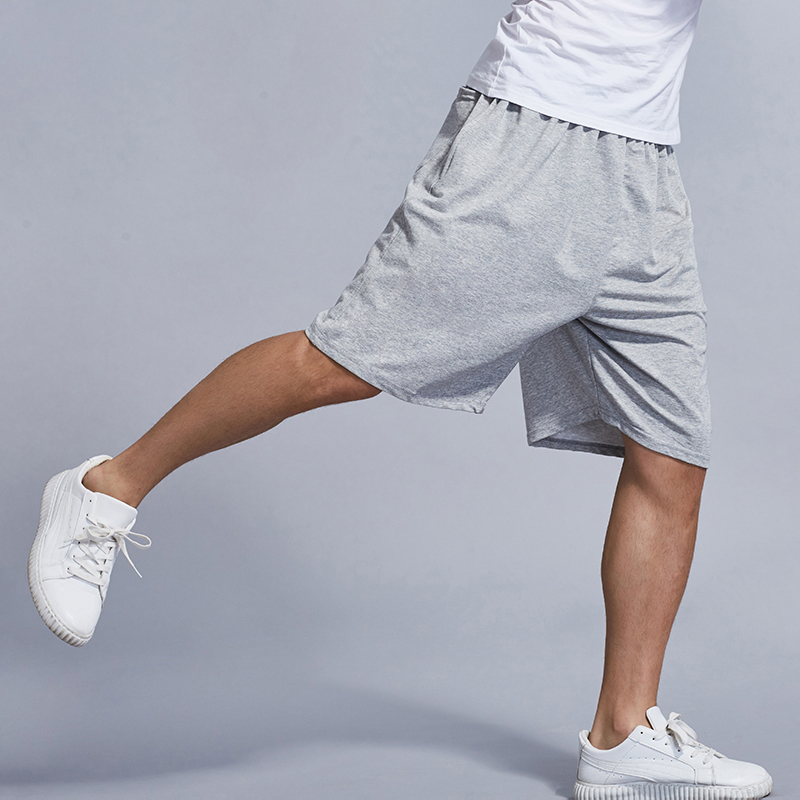 Mùa hè thể thao quần short nam cotton cộng với phân bón để tăng thường lỏng lẻo năm quần chất béo cotton siêu kích thước quần shop quần áo nam