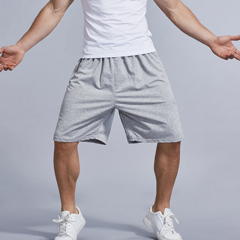 Mùa hè thể thao quần short nam cotton cộng với phân bón để tăng thường lỏng lẻo năm quần chất béo cotton siêu kích thước quần shop quần áo nam