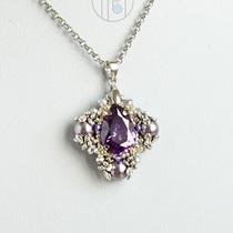 Pearl Art Gallery Ornament Yang Xue Original Design Austria Pearl Zircon Stone DIY String Bead Necklace Pendant