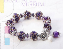 Pearl Art Gallery Ornament Yang Xue Original Design Purple Jade Medullary Bracelet DIY High-end Material Package Suit