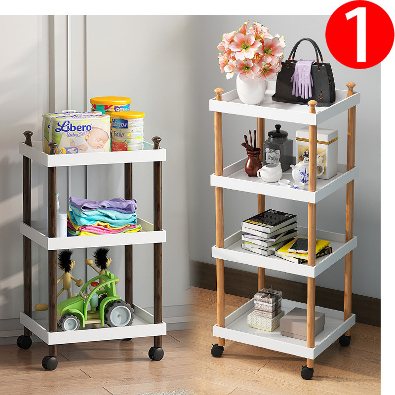 Beauty salon trolley mobile beech trolley nail salon beauty storage multi-function trolley ABS rack