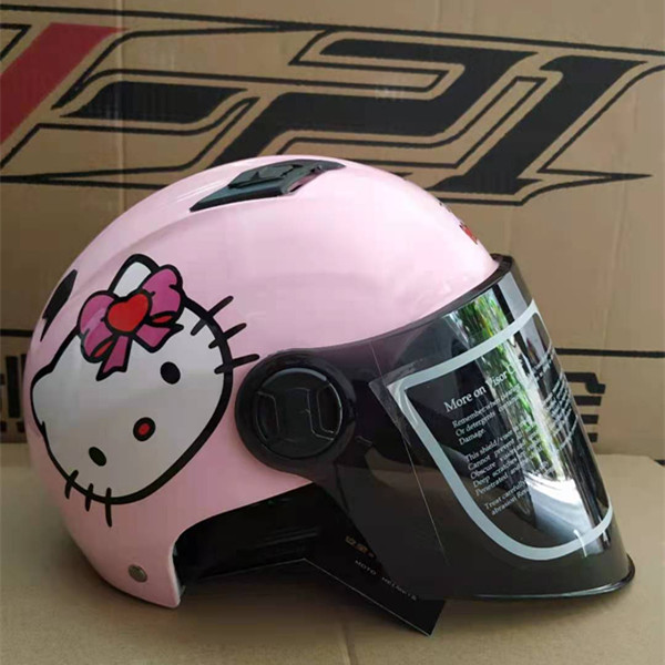 Ⅴ - 21 X8 motorcycle helmet Electric car helmet men and women sunscreen helmet Four-season universal semi-duplex summer helmet