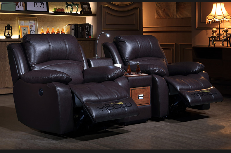 loa am tran toa Sofa phòng nghe nhìn ba mảnh da chức năng điện phim và sofa hội trường truyền hình tư nhân nhà hát kết hợp sofa mic hát