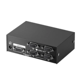 VGA -дистрибьютор в одну точку четырех высокооделена компьютерного видео преобразователя Дисброс частота дивизируйте 1 точку 4 провода, один -ин -экранный телевизионный проектор 1080p Многократный экстендер