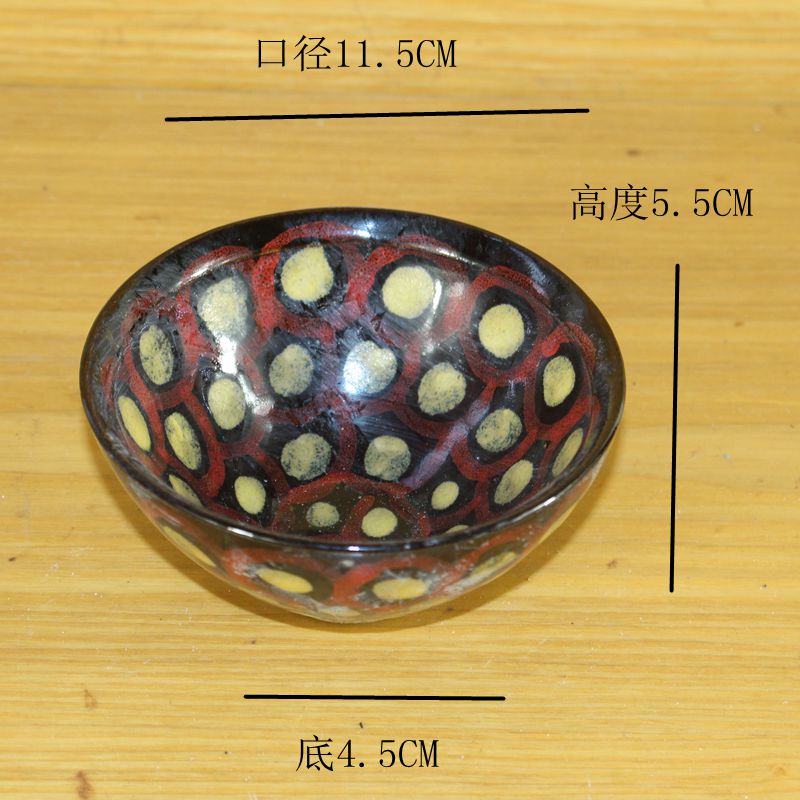 Jingdezhen antique porcelain Song Jizhou Kiln Colored Drawing Kilns of Pearl Glaze with Pearls Glazed Spotted and Ancient Playing Collection of the Old