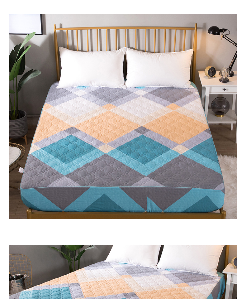 Được trang bị đơn cotton 100% cotton bông Simmons mỏng vỏ bảo vệ trượt nệm bông bìa tùy chỉnh dày - Trang bị Covers Ga chun và ga phủ