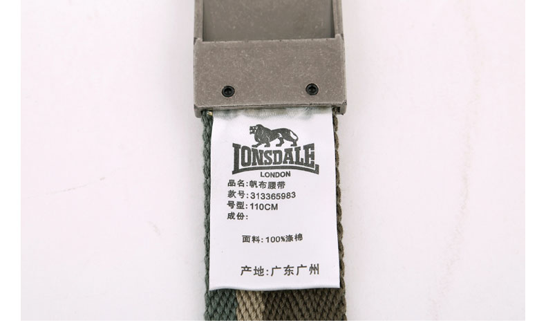 Lonsdale Dragon và Lions Dell quầy thắt lưng vải chính hãng Đàn ông và phụ nữ mẫu quần bền đai nịt bụng