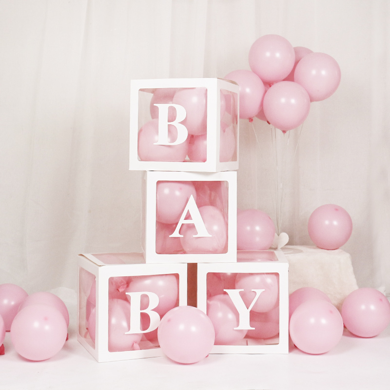 Transparent balloon box Custom Shop anniversary opening kindergarten classroom atmosphere birthday scene decoration