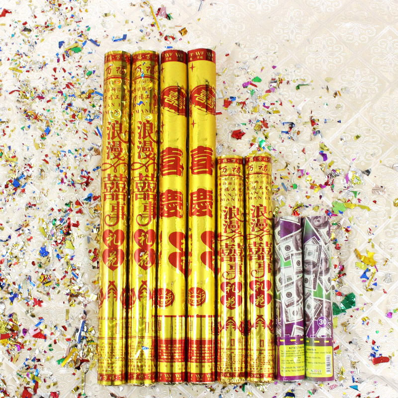 Wedding gift Birthday party Party fireworks Event atmosphere Opening ceremony Spray dollar color copy paper Concierge fireworks