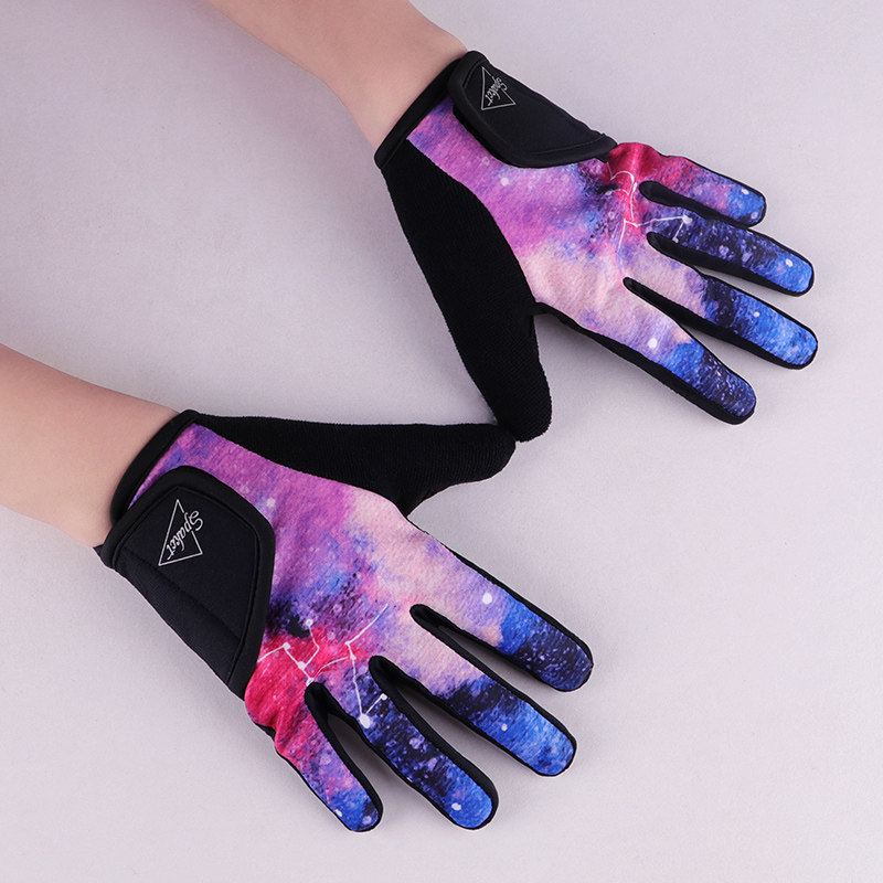 SPAKCT Thpap Guest Children Riding Gloves Autumn Winter Windproof Warm Balance Car Bike Wheel Slip All Finger Gloves