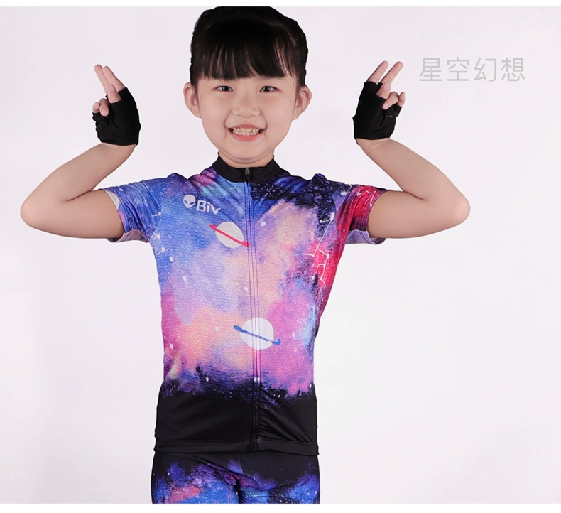 SPARK Children Bộ đồ đi xe đạp Đặt mùa hè Tay áo ngắn Cân bằng Xe hàng đầu Xe đạp Trượt patin Quần đua - Smart Scooter