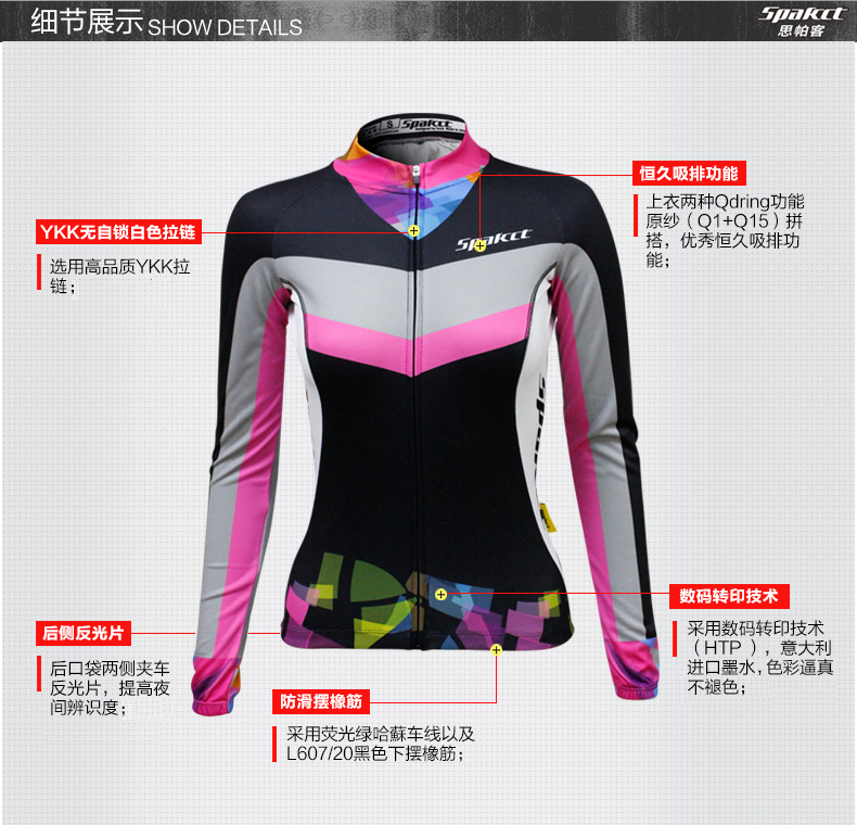 Tenue de cyclisme femme SPAKCT - Ref 2211507 Image 9