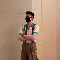 Light wind-tied short sleeve men summer new products popular light breathable comfort cotton line temperament polo shirt men