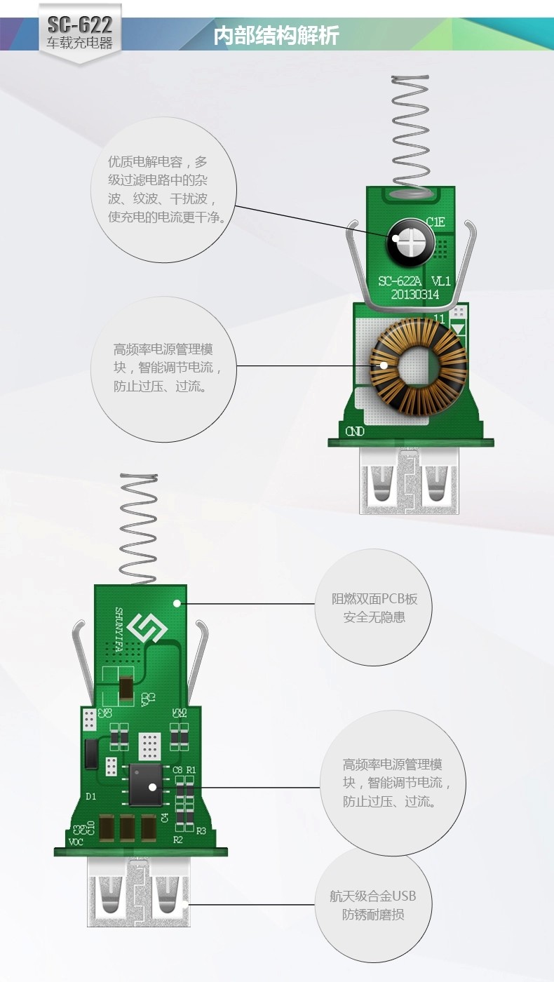 chargeur SCUD 2.1A, 2A - Ref 1299854 Image 18
