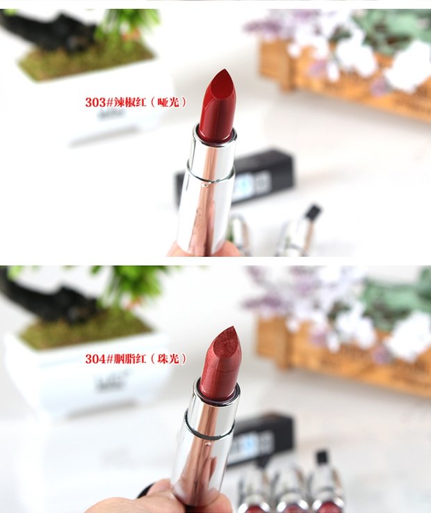 Authentic Yabang Black Tube Lipstick Long Lasting Moisturising Pearlescent Matte Sinh viên mới bắt đầu Son môi Thổ Nhĩ Kỳ Maple Leaf Red - Son môi son black rouge ver 5