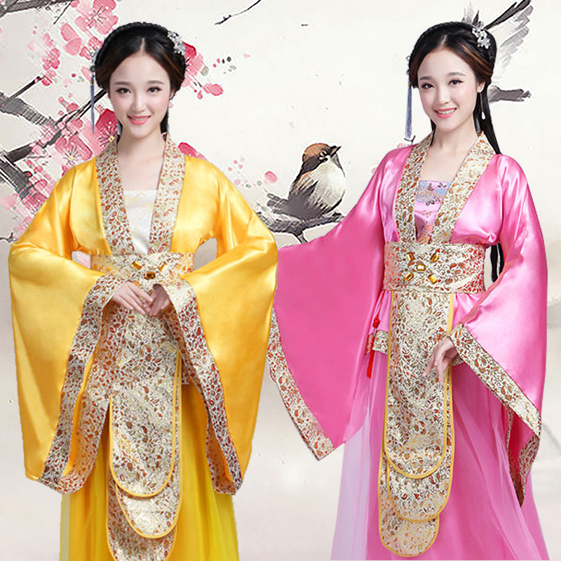 Plus-Size Costume, Traditional Chinese Clothing, Hanfu for Women, Chinese Style, Wide-Sleeved Flowing Fairy Dress, Imperial Concubine Stage Performance, Ancient Style Performance Costume
