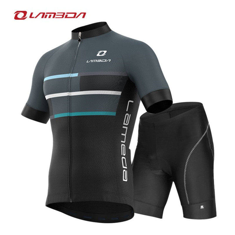 Lampada Summer Cycling Suite Highway Highway Mountain bike Short sleeve Breakthrough Dry Dry Costumes