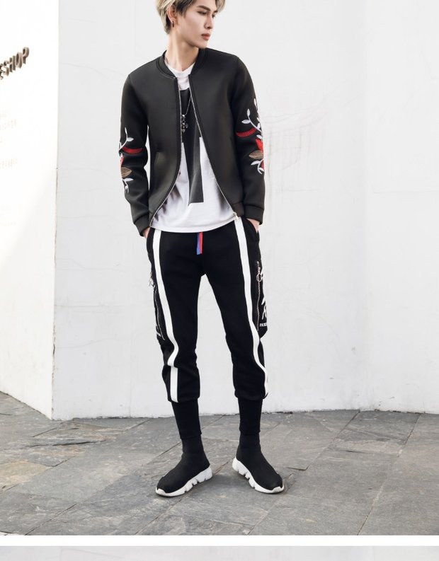 Xuân mới nam không gian cotton xu hướng thời trang áo khoác nam thanh niên đẹp trai đồng phục bóng chày áo khoác mỏng - Đồng phục bóng chày áo khoác bóng chày unisex