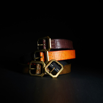  Regular agent domestic spot Nissan VINTAGE WORKS mens handmade belt cowhide 5684